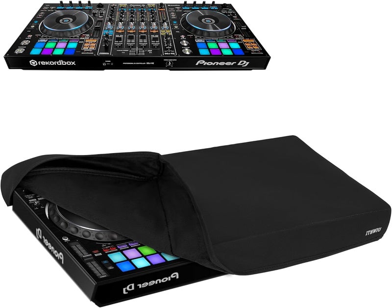 ITHWIU Mixer Protective Cover for DDJ FLX10 Dustproof & Waterproof Cover 28" L X 15.7" W X 3" H, Black - Image 1